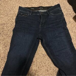 Sara Dark Blue Crop Jeans